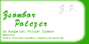 zsombor polczer business card